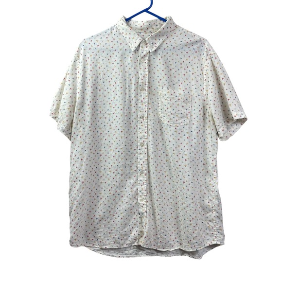 Rails Other - Rails Carson Daisy Chain Linen Floral Shirt Mens XL Button Front